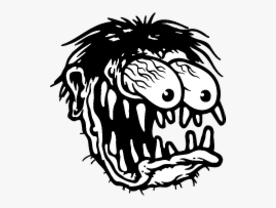 Rat Fink Vinyl Decal, Transparent Clipart