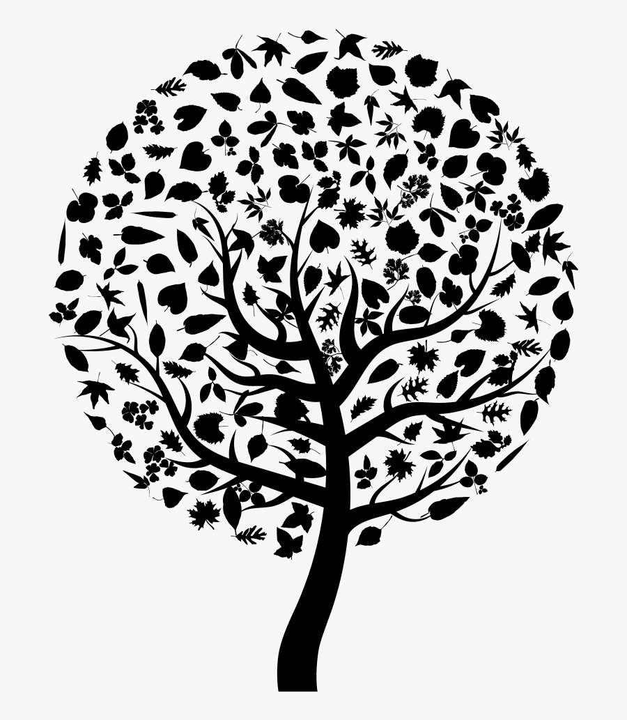 Tree Silhouette Clip Art - Tree Clip Art Silhouette, Transparent Clipart