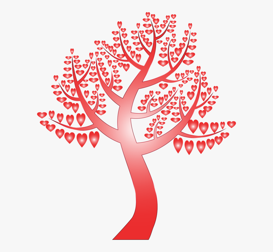 Transparent Heart Tree Png - Background Tree Clipart Png, Transparent Clipart