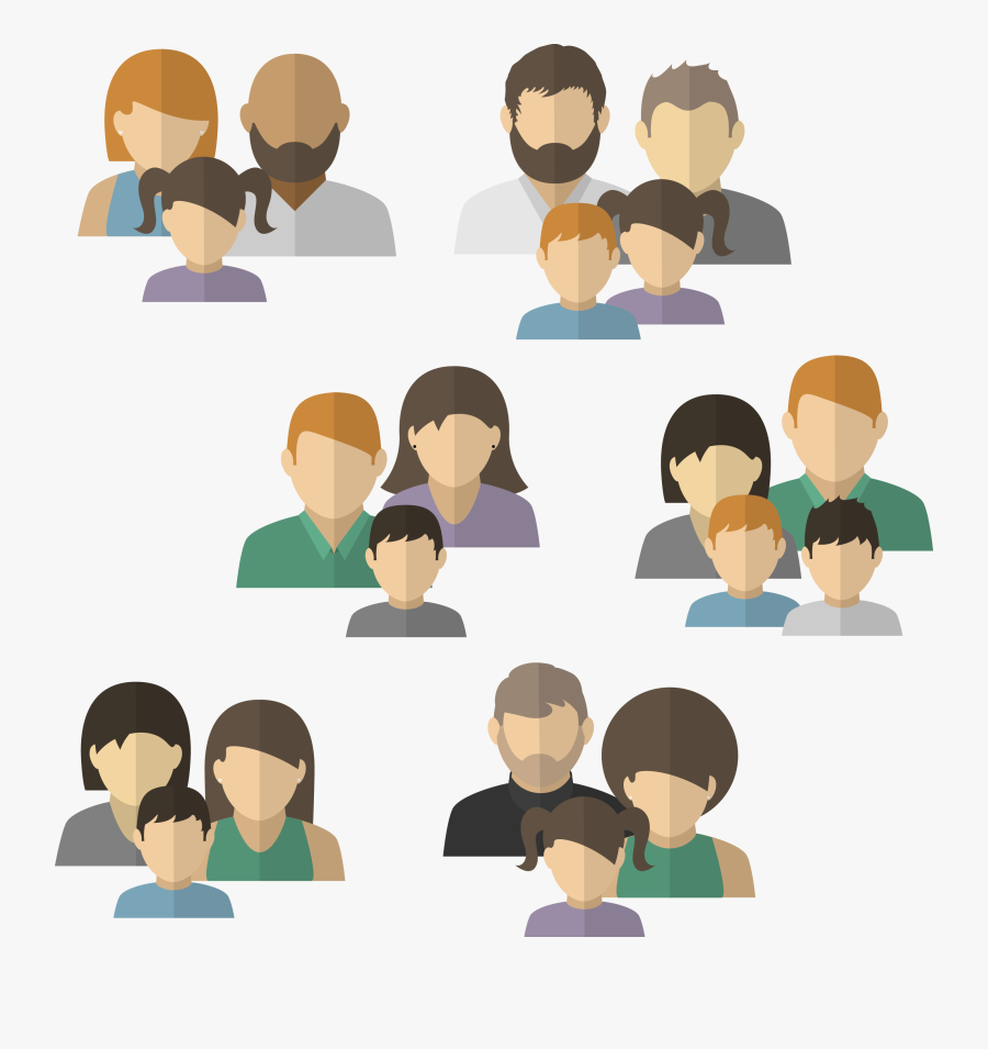 Clip Art Avatar Family Tree - Family Avatar, Transparent Clipart