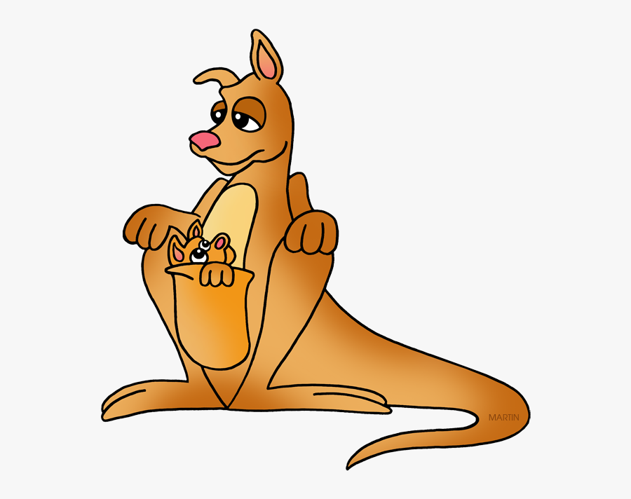 Kangaroo - Cartoon, Transparent Clipart