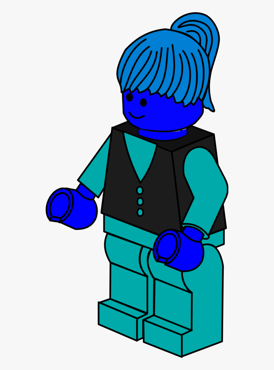 Lego Town Businesswoman - Lego Clipart, Transparent Clipart