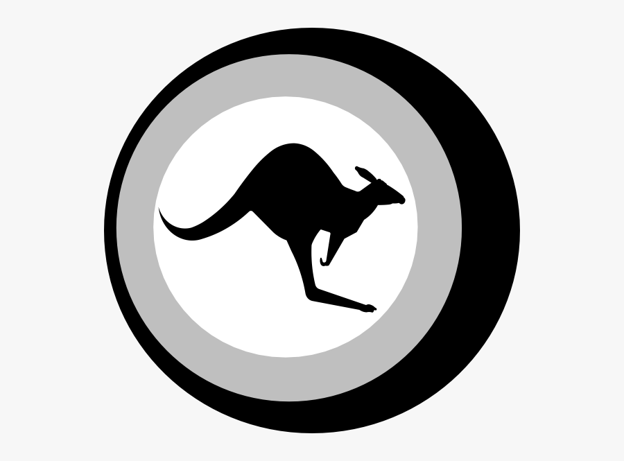 Kangaroo Sign, Transparent Clipart