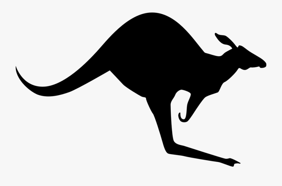 20675 - Kangaroo Sign, Transparent Clipart