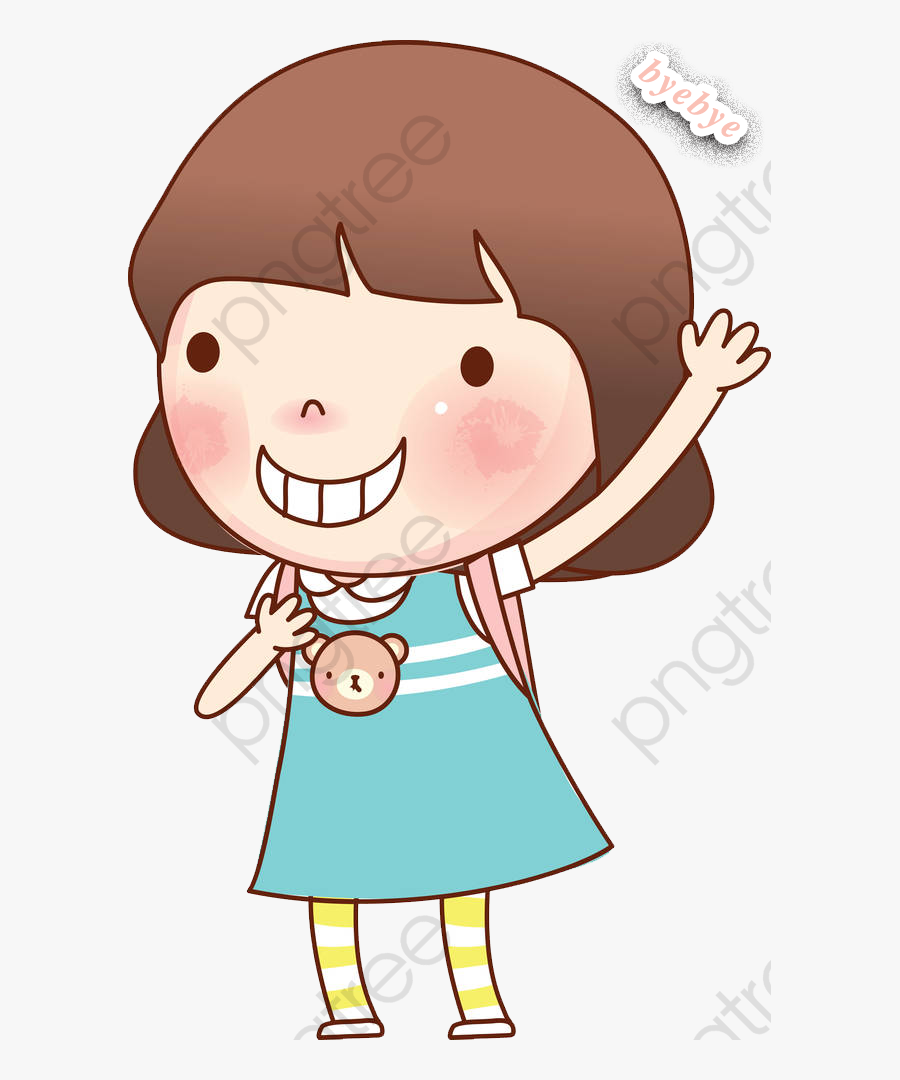 Wave Goodbye - Wave Goodbye Cartoon, Transparent Clipart