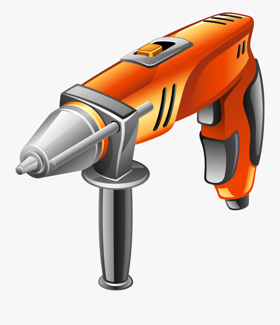 Set Clipart Tool - Power Tool Vector , Free Transparent Clipart