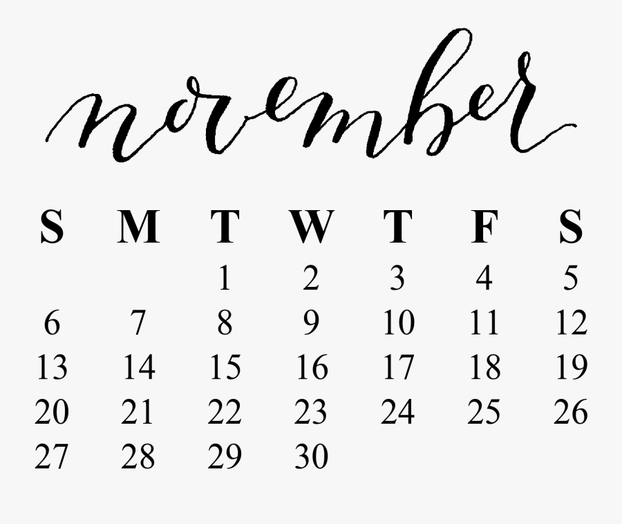 Clip Art 2016 Calendar Clip Art - Transparent September Calendar 2019 Png, Transparent Clipart