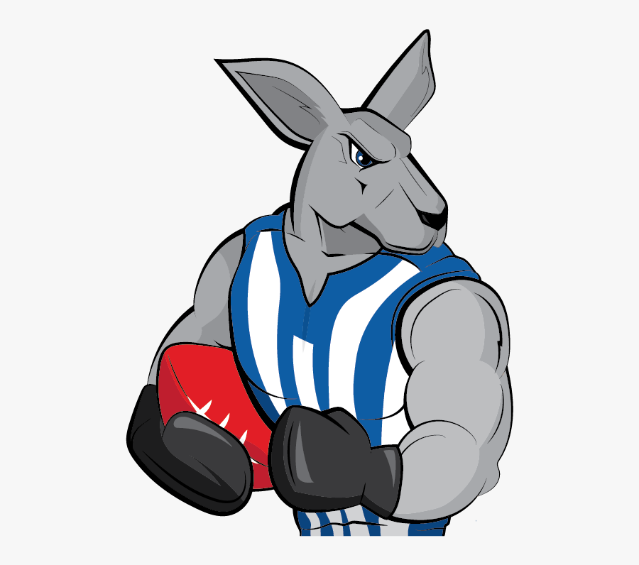 Afl Football Clipart - North Melbourne Kangaroos, Transparent Clipart