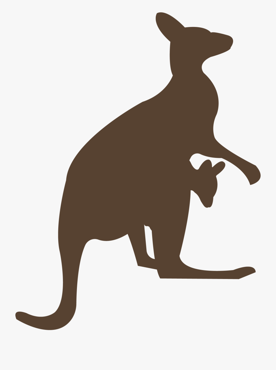 Brown Kangaroo Transparent, Transparent Clipart