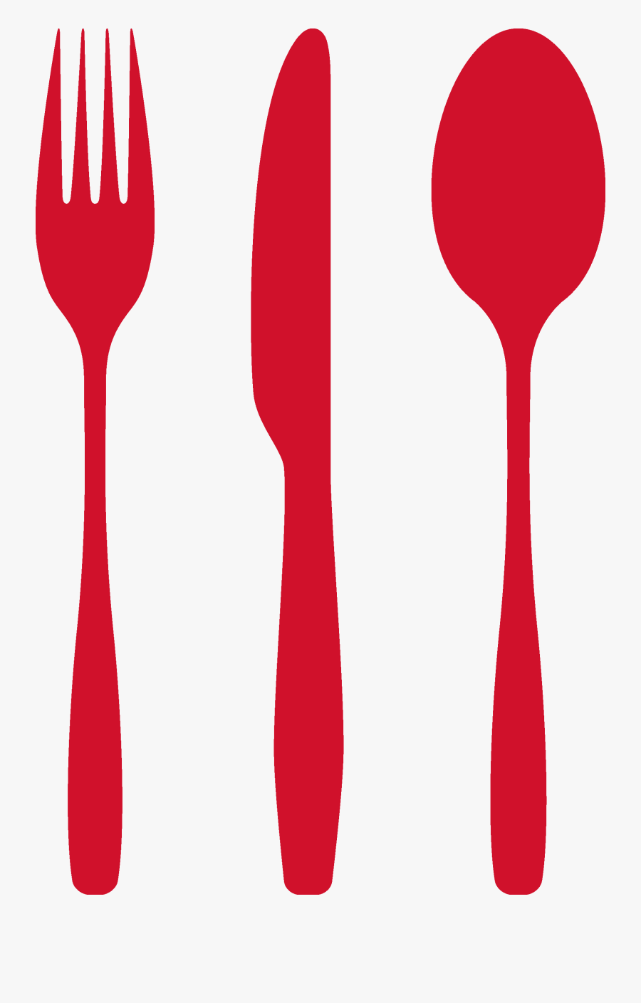 Food Beverage Service Insurance - Red Spoon And Fork Png, Transparent Clipart