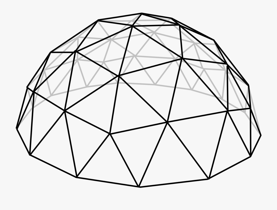 Geodesic Dome Drawing Jungle Gym Free Commercial Clipart - Dome Clip Art, Transparent Clipart
