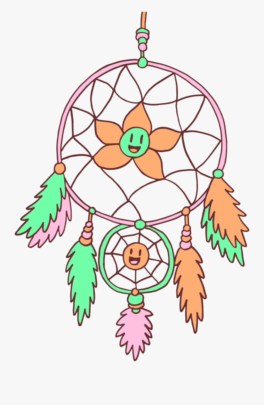 Dreamcatcher Drawing Feather Clip Art - Dream Catcher Clipart, Transparent Clipart