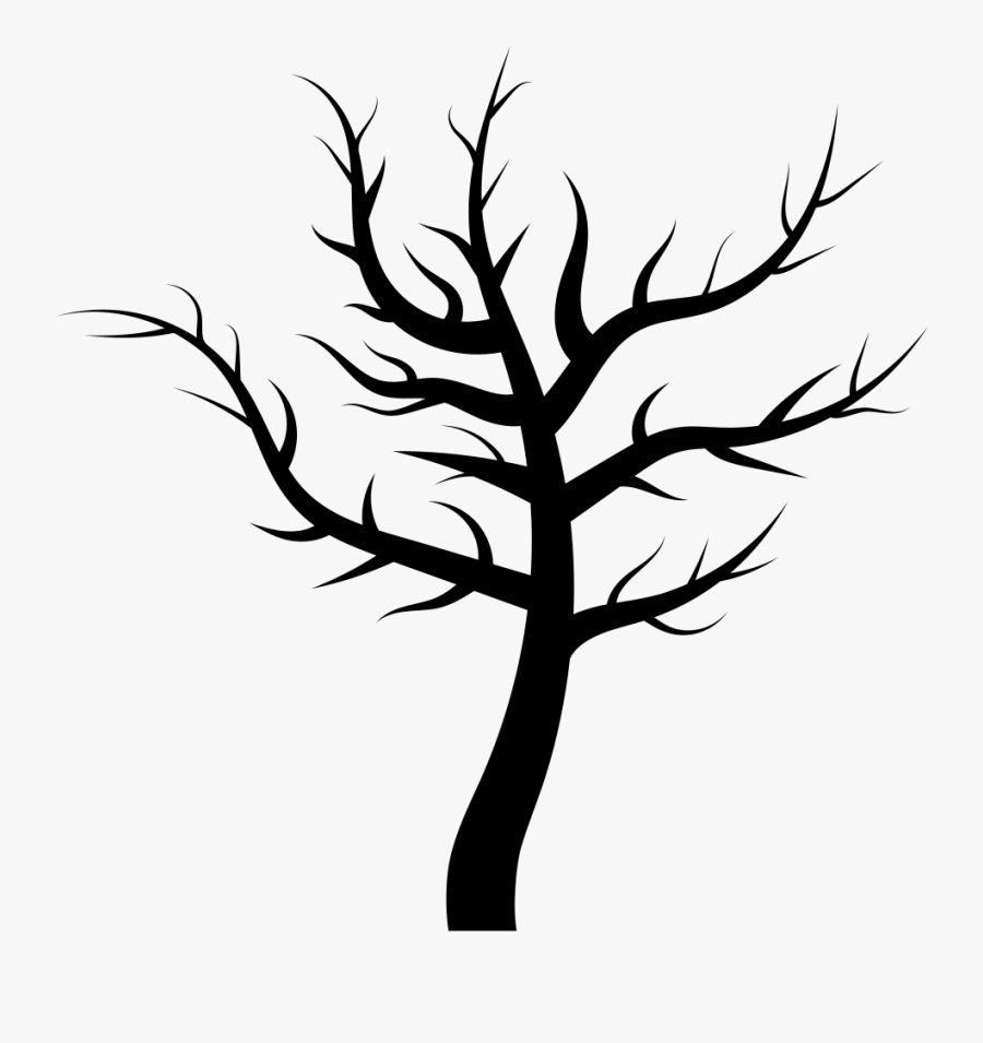 Barren Silhouette Medium Image - Waiting For Godot Art, Transparent Clipart