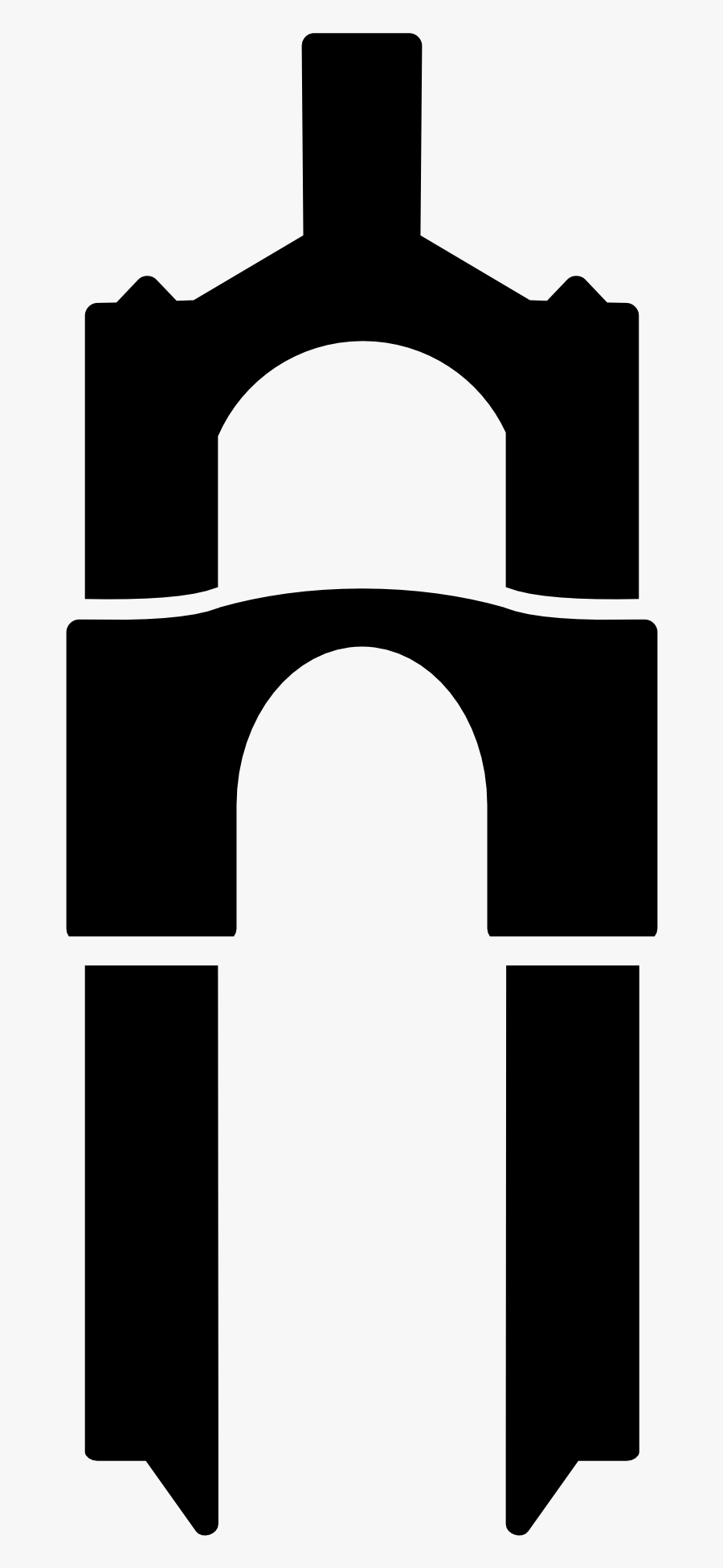 Bicycle Fork - Bike Fork Clipart, Transparent Clipart