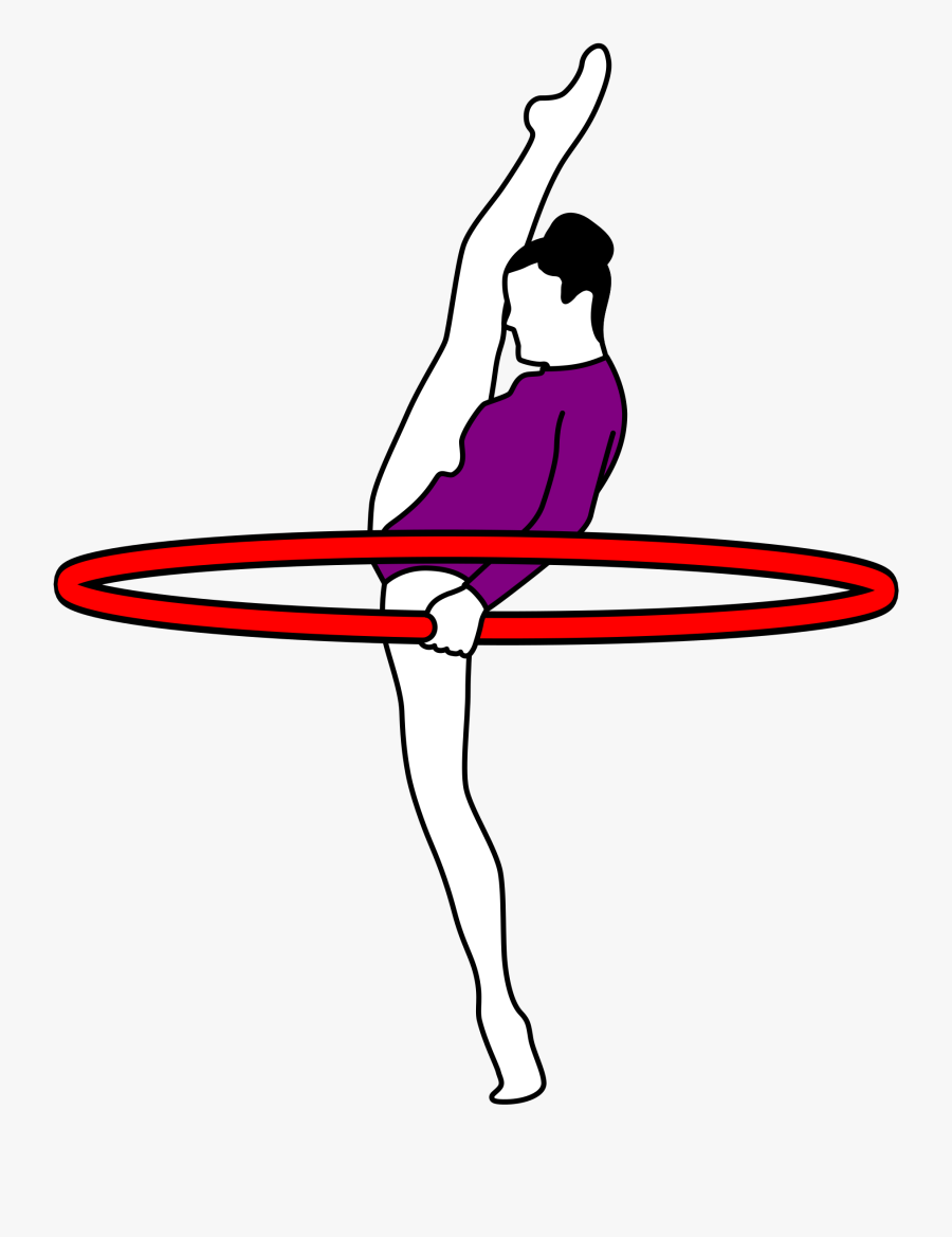 Rhythmic Gymnastics Clip Art - Arco De Gimnasia Ritmica, Transparent Clipart