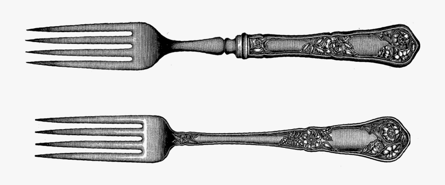 Transparent Fork Png - Melee Weapon, Transparent Clipart