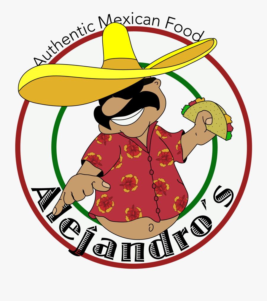 Clip Art Mexican With Sombrero - Alejandro Mexican, Transparent Clipart
