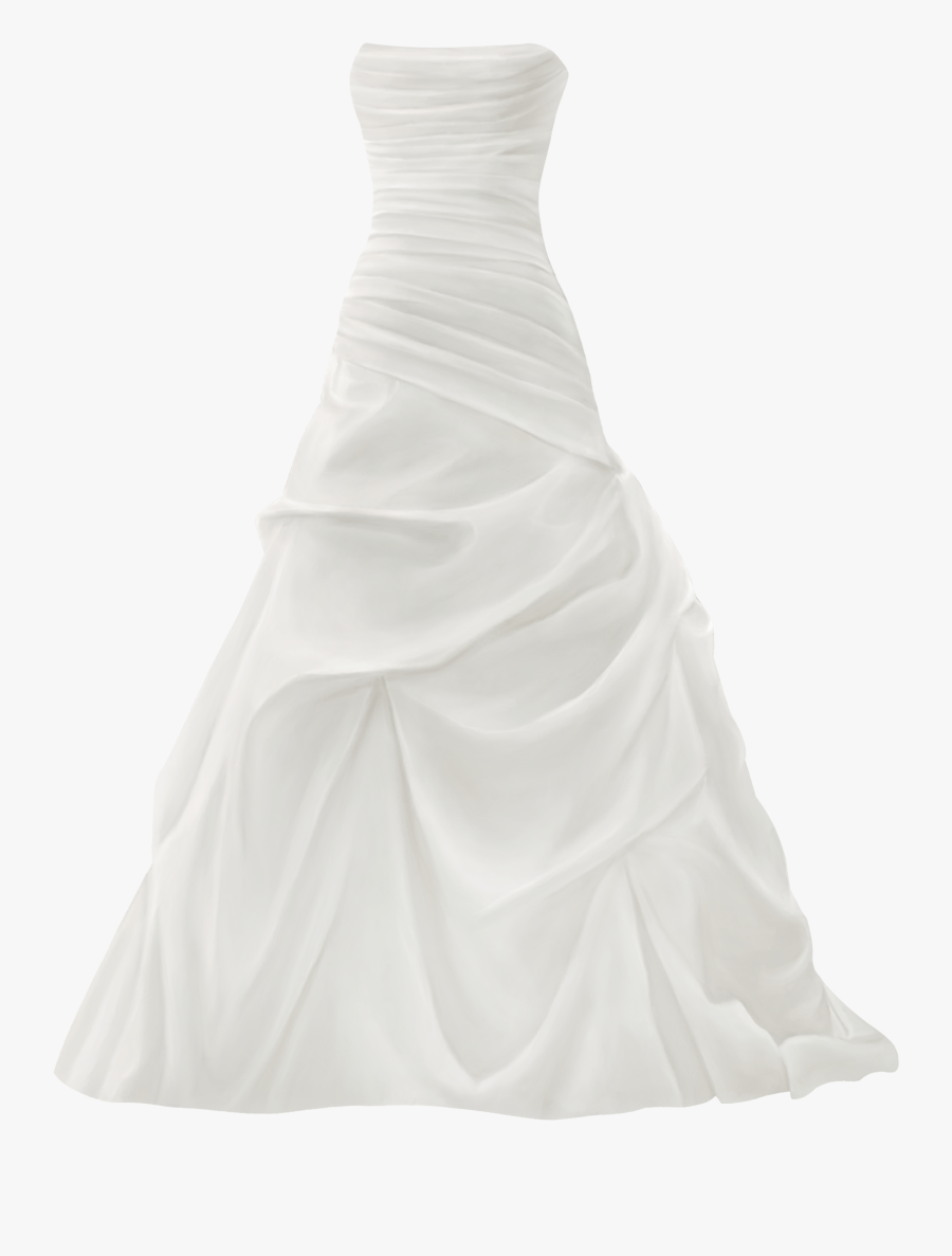 Gown Wedding Dress Png Clip Art - Wedding Dress Png, Transparent Clipart