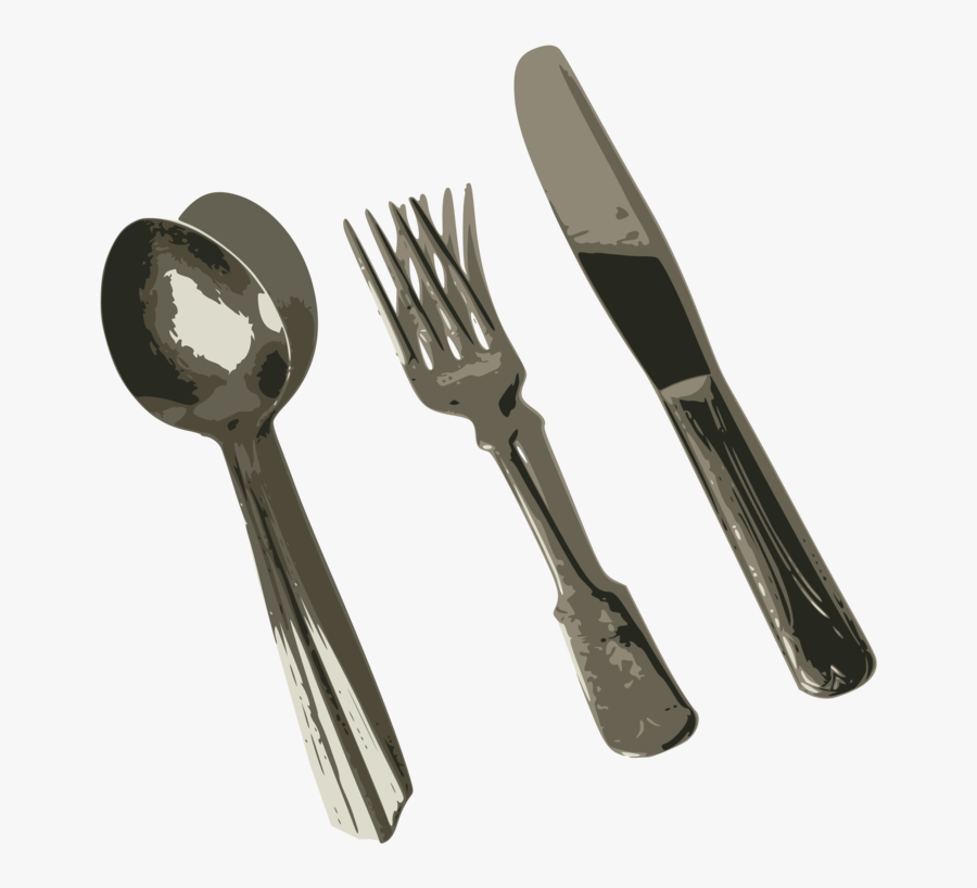Fork,tool,cutlery - Cutlery, Transparent Clipart