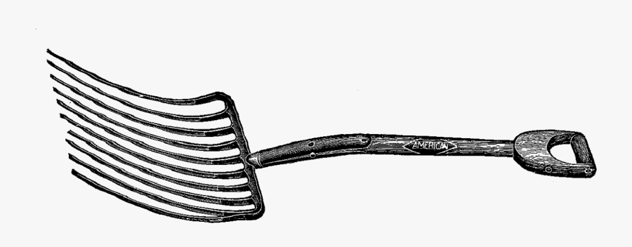 Living On A Farm, Or On Lots Of Acreage, One Of These - Garden Fork Clipart Black And White, Transparent Clipart