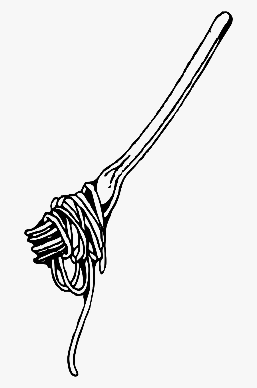 Barbeque Fork Clipart Vector Clip Art Free Design - Spaghetti Clip Art, Transparent Clipart