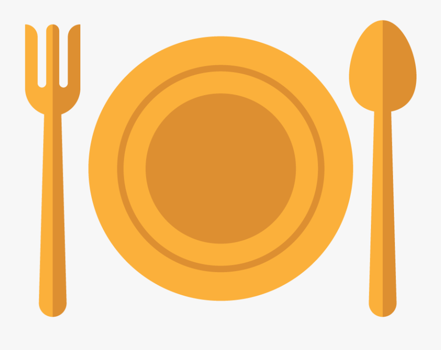 Knife Fork Plate Tableware - Circle, Transparent Clipart