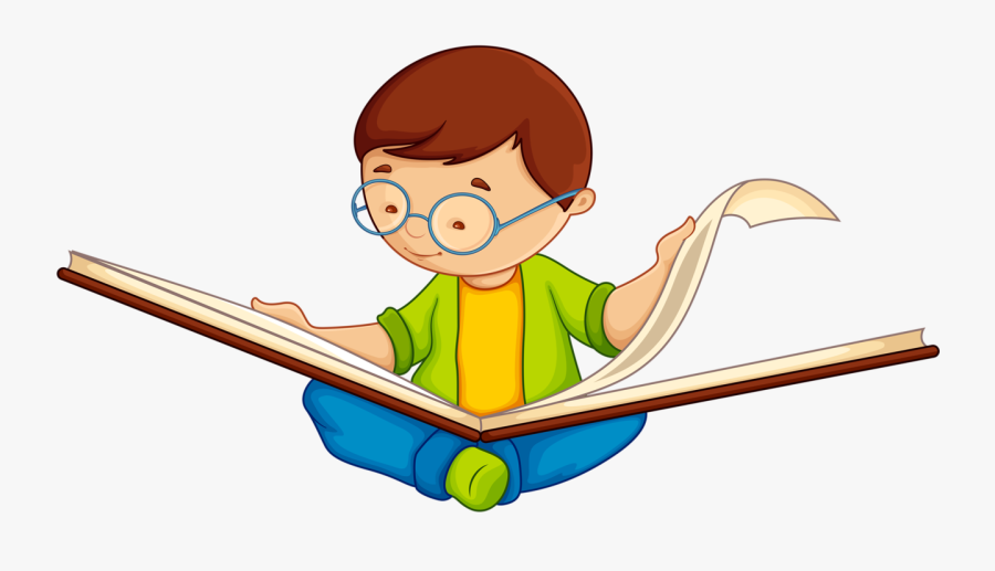 46 - Reading Books Clipart Transparent, Transparent Clipart