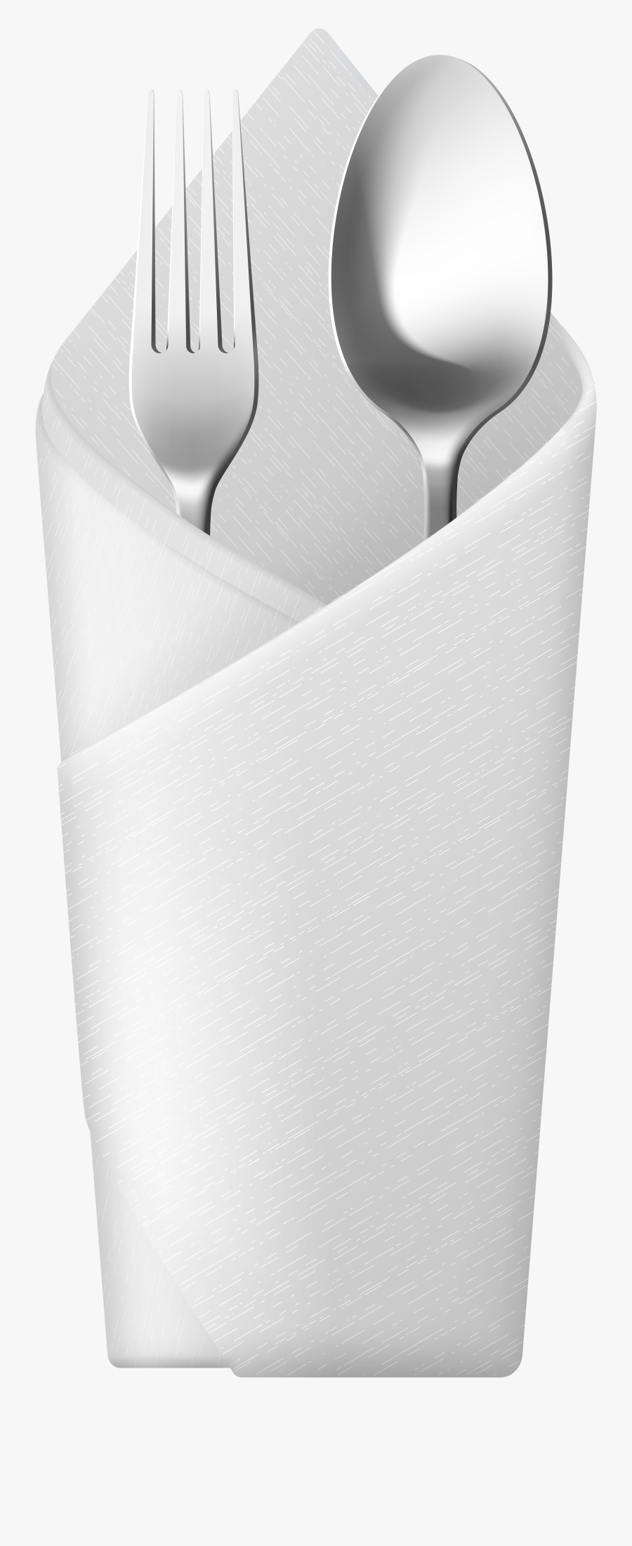 Transparent Fork And Knife Clipart - Shadow, Transparent Clipart