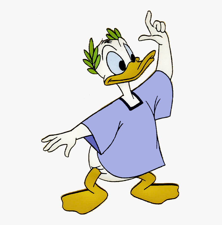 Donald Duck Clipart Sombrero - Donald Duck Ancient Roman, Transparent Clipart