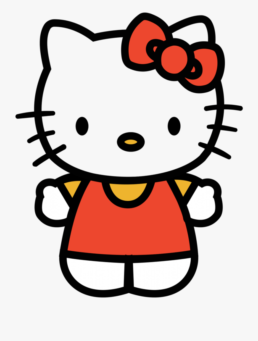 Hello Kitty Red Dress, Transparent Clipart