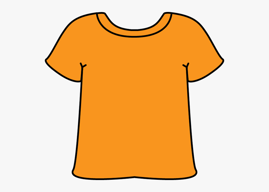 Collection Of Clothes Clipart No Background High Quality - Orange T