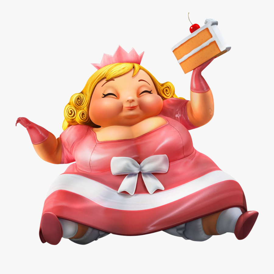 Ugly Dress Clipart - Big Fat Princess, Transparent Clipart