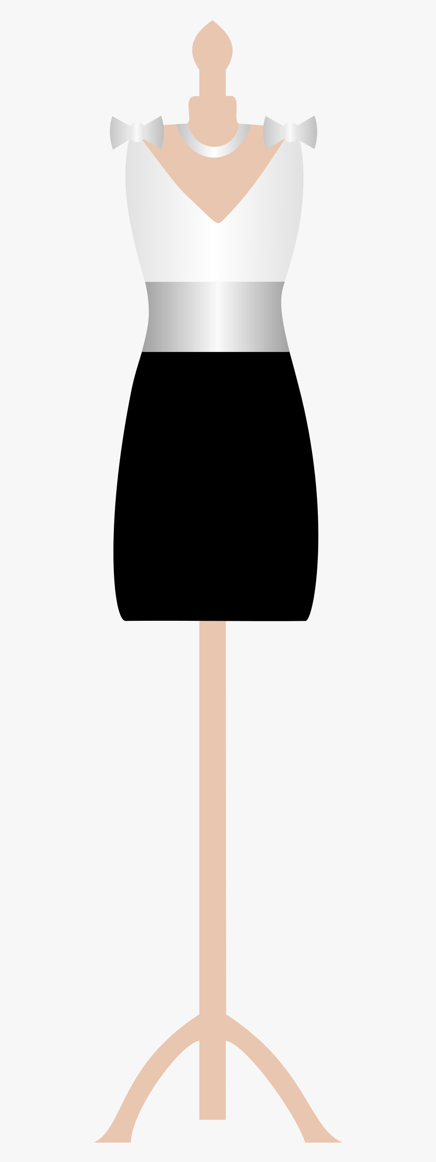 Dress Clipart Png - Dress On Mannequin Png, Transparent Clipart