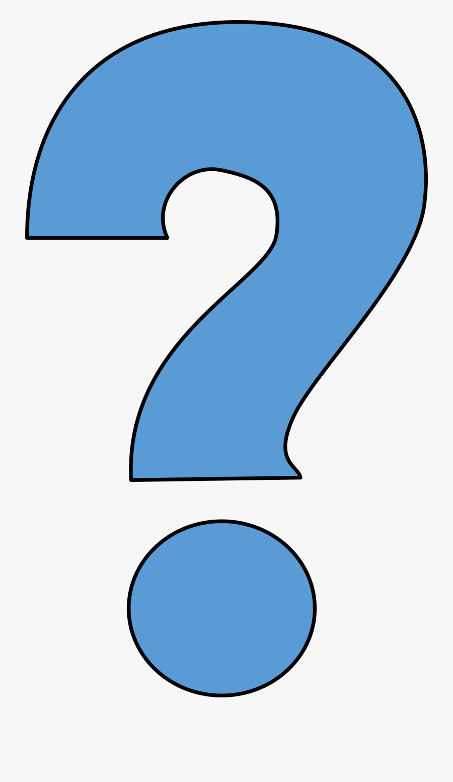 Question Mark Clipart Free Best On Transparent Png - Question Mark Blue Clipart, Transparent Clipart