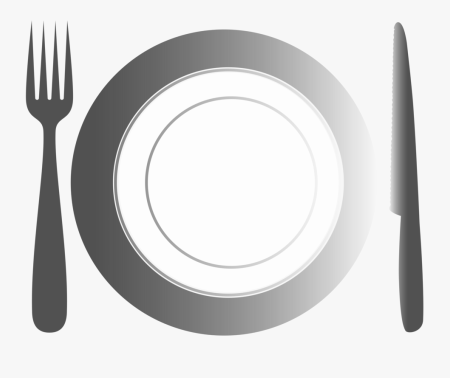 Fork,plate,tool - Circle, Transparent Clipart
