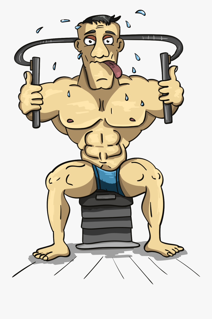 Beefy, Dude, Jock, Bodybuilder, Beefcake - Поздравление С Днем Рождения Качка, Transparent Clipart