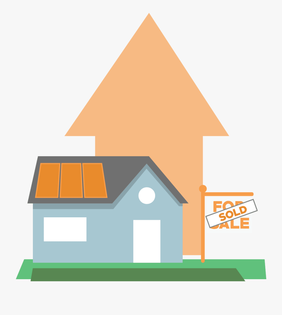 Do Solar Panels Increase Home Value In Texas Clipart - House, Transparent Clipart