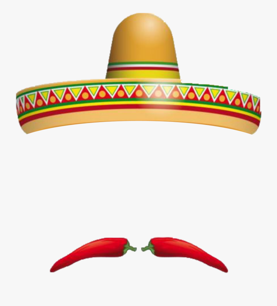 #cincodemayo#prop #sombrero #hat #mustache #vivamexico - Png Transparente Viva Mexico, Transparent Clipart