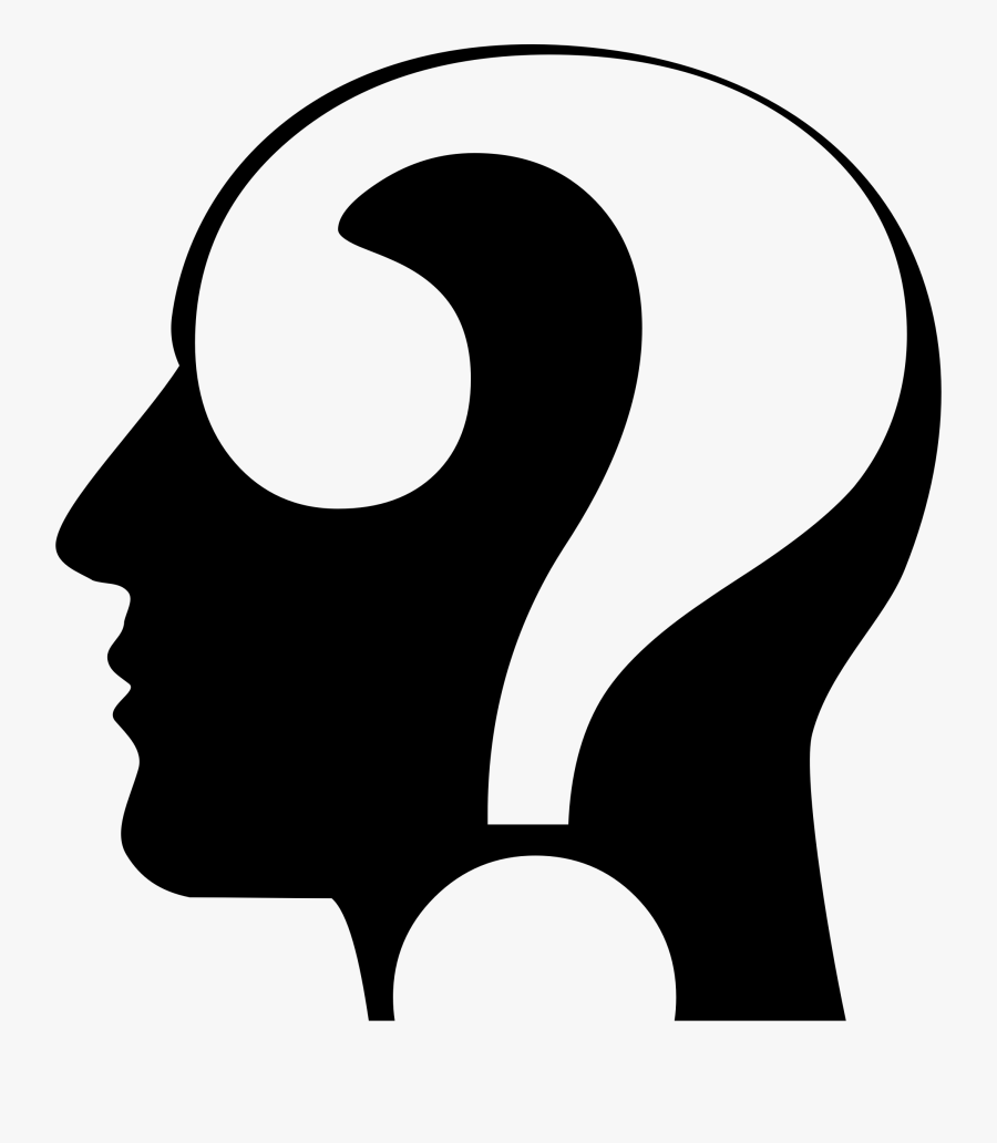 Clip Art Head Silhouette Big Image Thinking Head Clip Art , Free