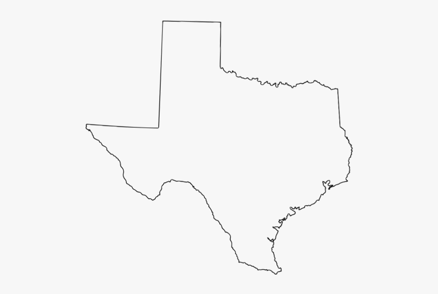 Texas Outline Clip Art - Texas Shape Outline Png, Transparent Clipart