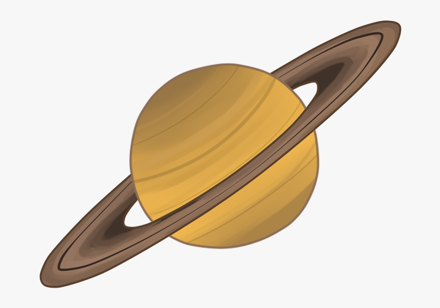 Cute Planet Clipart - Planet Saturn Clipart, Transparent Clipart