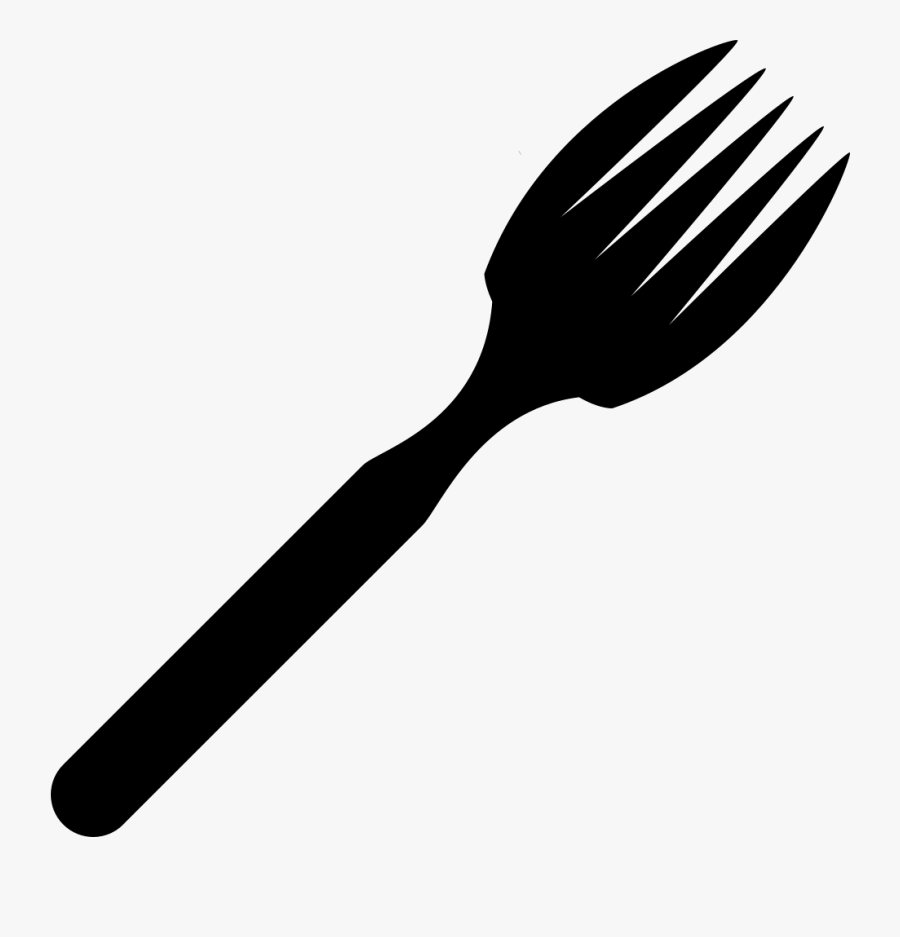 Clip Art Fork Silhouette - Fork Silhouette Png, Transparent Clipart