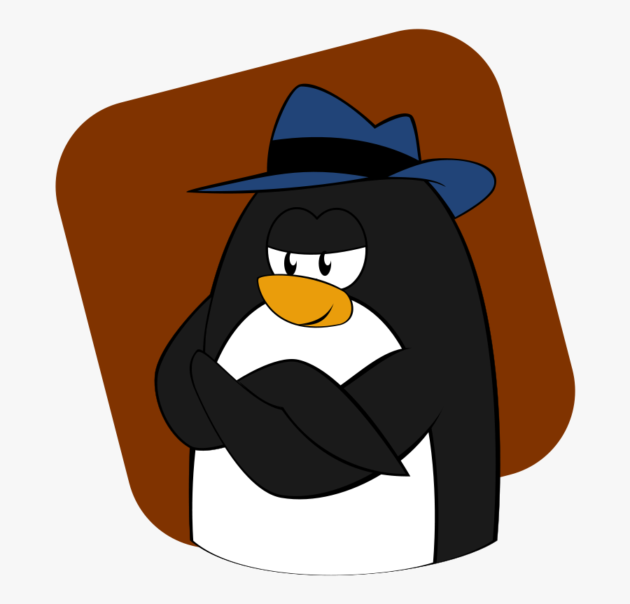 Penguin, Animal, Fedora, Hat, Linux, Sombrero, Tux - Fedora Tux, Transparent Clipart