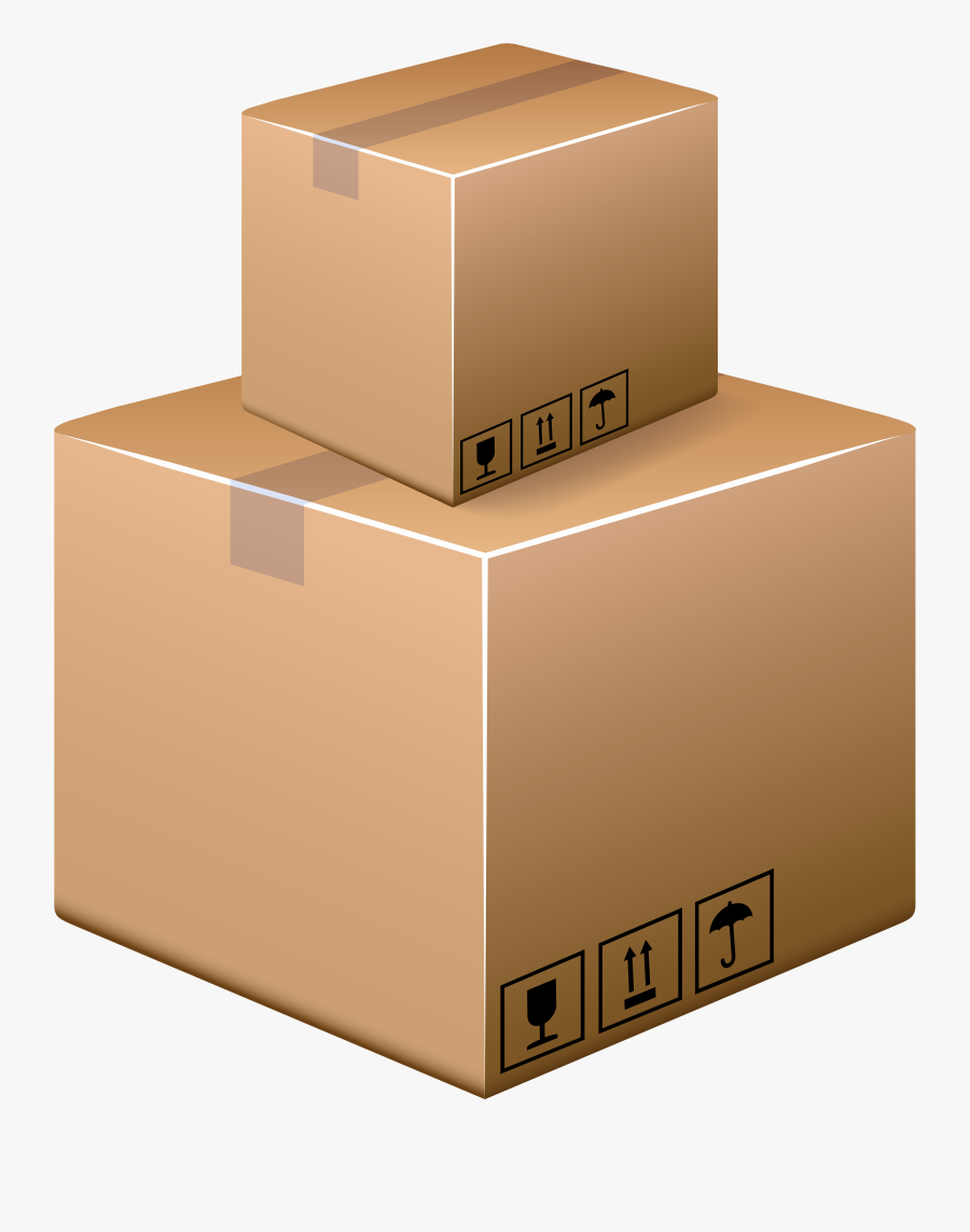 Cardboard Boxes Png Clip Art, Transparent Clipart