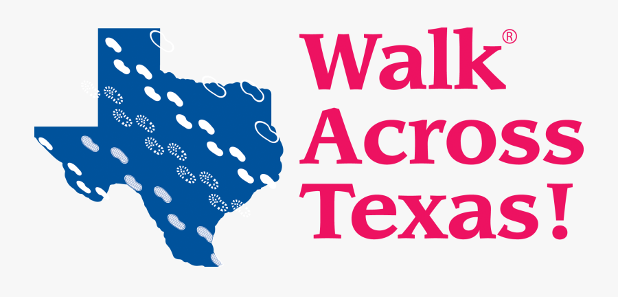 Walk Across Texas Logo, Transparent Clipart