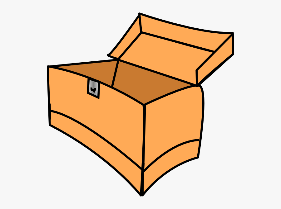Clip Art Boxes - Empty Toy Box Clipart, Transparent Clipart