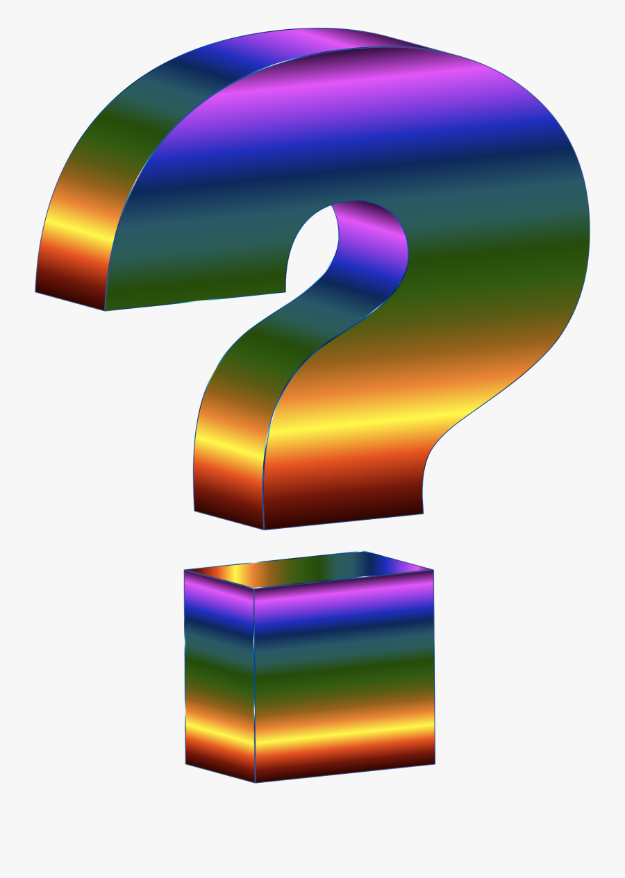 Prismatic - Question Mark Gif Png, Transparent Clipart