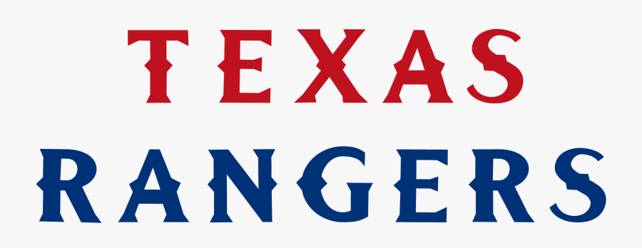 Texas Rangers Logos Graphic Download - Carmine, Transparent Clipart