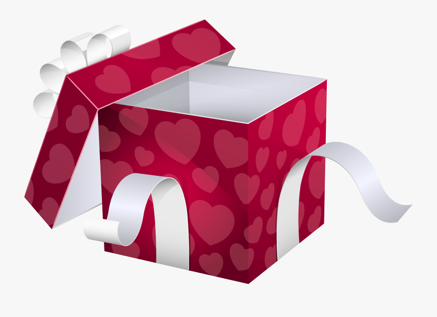 Open Pink Gift Box Png Clipart Image - Open Gift Box Png, Transparent Clipart