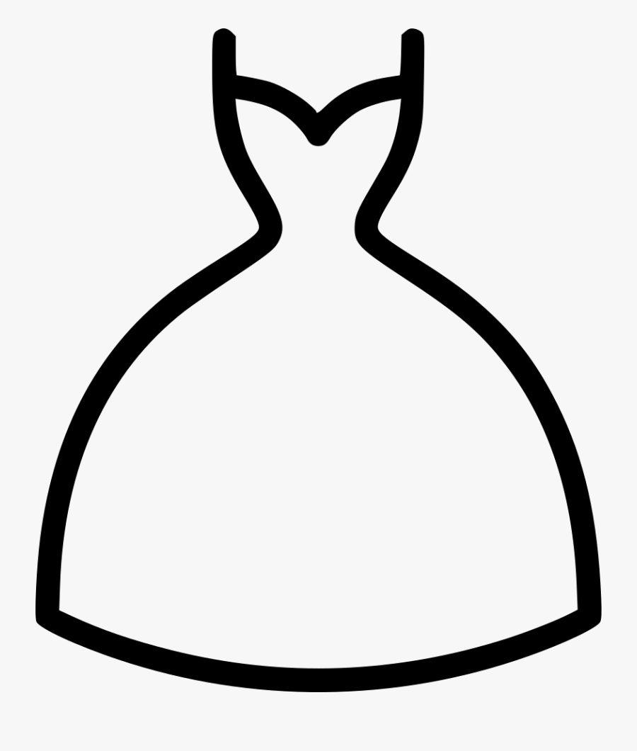 Transparent Dress Clipart Black And White, Transparent Clipart